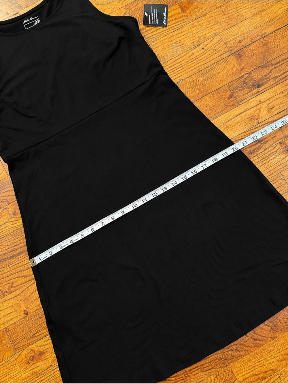 Eddie Bauer Aster Black Sleeveless Active Dress Empire Waist Size S NWT - Picture 10 of 16
